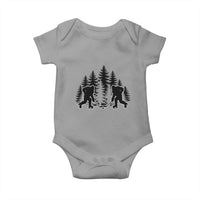 Funny Bigfoot Playing Ice Hockey Baby Onesie Cryptid Lover Gift - Wonder Print Shop