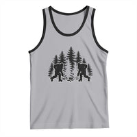 Funny Bigfoot Playing Ice Hockey Tank Top Cryptid Lover Gift - Wonder Print Shop