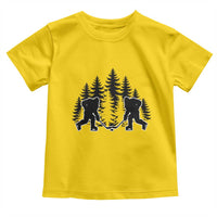 Funny Bigfoot Playing Ice Hockey Toddler T Shirt Cryptid Lover Gift - Wonder Print Shop
