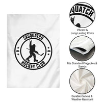 Legendary Sasquatch Hockey Club Garden Flag Funny Ice Hockey Gift - Wonder Print Shop