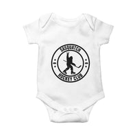 Legendary Sasquatch Hockey Club Baby Onesie Funny Ice Hockey Gift - Wonder Print Shop
