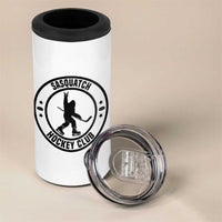 Legendary Sasquatch Hockey Club 4 in 1 Can Cooler Tumbler Funny Ice Hockey Gift - Wonder Print Shop