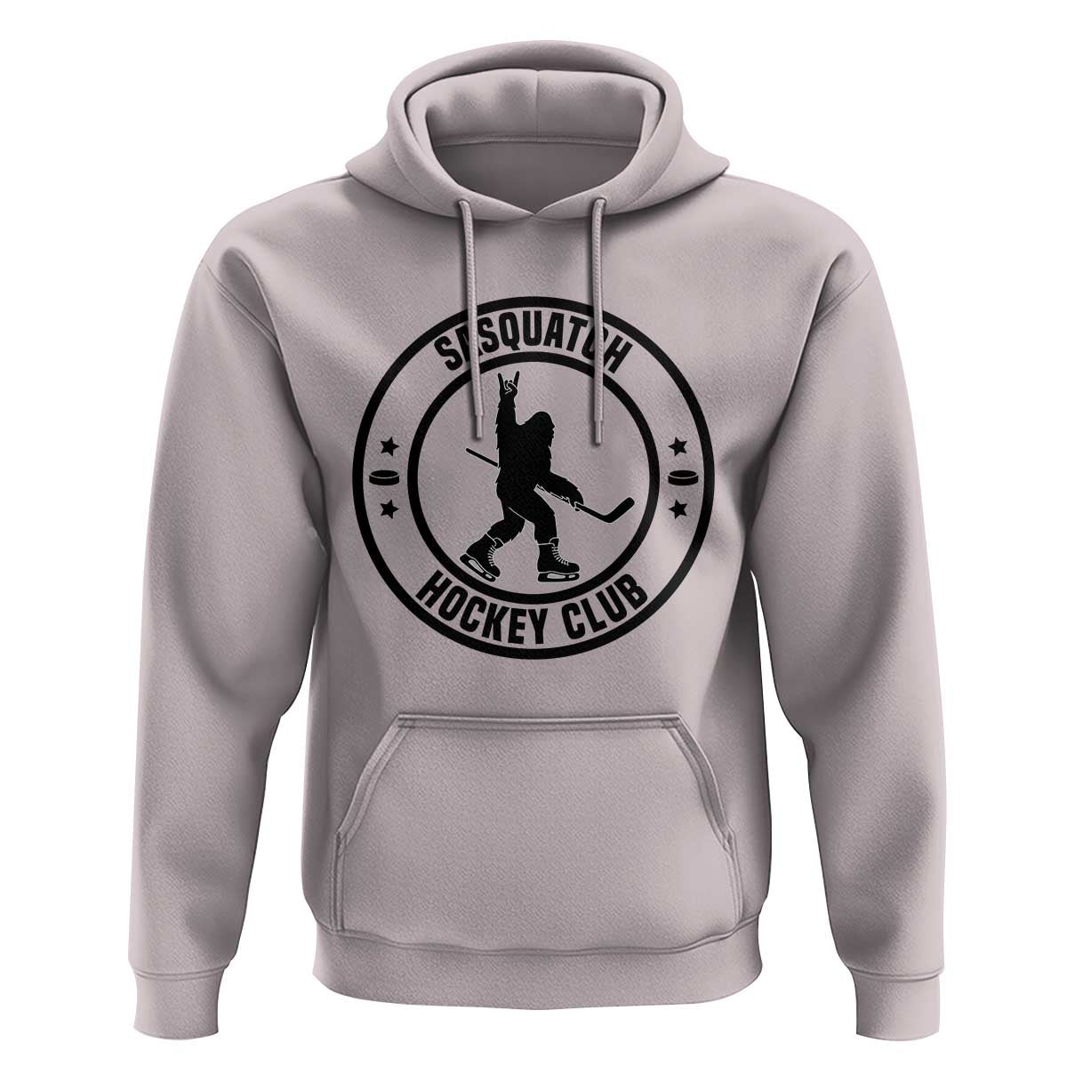 Legendary Sasquatch Hockey Club Hoodie Funny Ice Hockey Gift - Wonder Print Shop