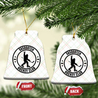Legendary Sasquatch Hockey Club Ceramic Ornament Funny Ice Hockey Gift - Wonder Print Shop