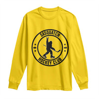Legendary Sasquatch Hockey Club Long Sleeve Shirt Funny Ice Hockey Gift - Wonder Print Shop
