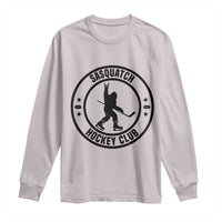 Legendary Sasquatch Hockey Club Long Sleeve Shirt Funny Ice Hockey Gift - Wonder Print Shop