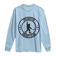 Legendary Sasquatch Hockey Club Long Sleeve Shirt Funny Ice Hockey Gift - Wonder Print Shop