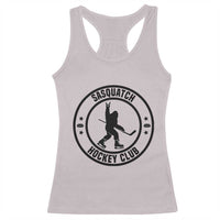 Legendary Sasquatch Hockey Club Racerback Tank Top Funny Ice Hockey Gift - Wonder Print Shop
