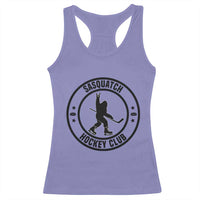 Legendary Sasquatch Hockey Club Racerback Tank Top Funny Ice Hockey Gift - Wonder Print Shop