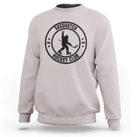 Legendary Sasquatch Hockey Club Sweatshirt Funny Ice Hockey Gift - Wonder Print Shop