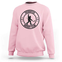 Legendary Sasquatch Hockey Club Sweatshirt Funny Ice Hockey Gift - Wonder Print Shop