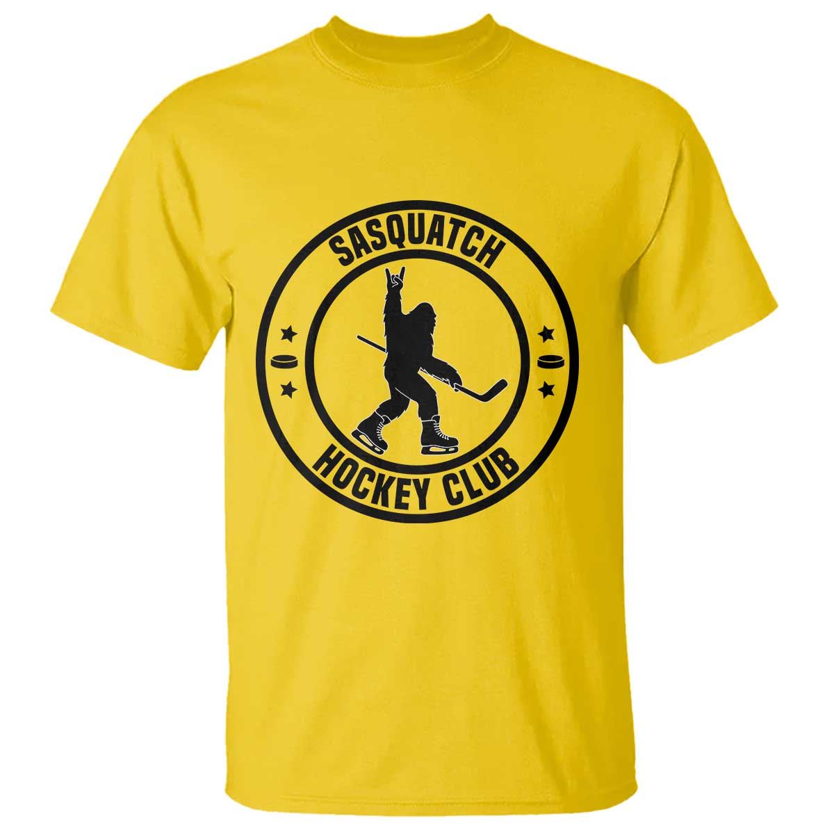 Legendary Sasquatch Hockey Club T Shirt Funny Ice Hockey Gift - Wonder Print Shop