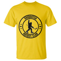 Legendary Sasquatch Hockey Club T Shirt Funny Ice Hockey Gift - Wonder Print Shop