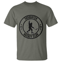 Legendary Sasquatch Hockey Club T Shirt Funny Ice Hockey Gift - Wonder Print Shop