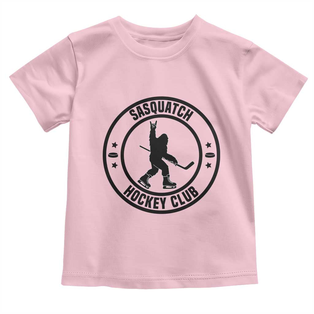 Legendary Sasquatch Hockey Club Toddler T Shirt Funny Ice Hockey Gift - Wonder Print Shop