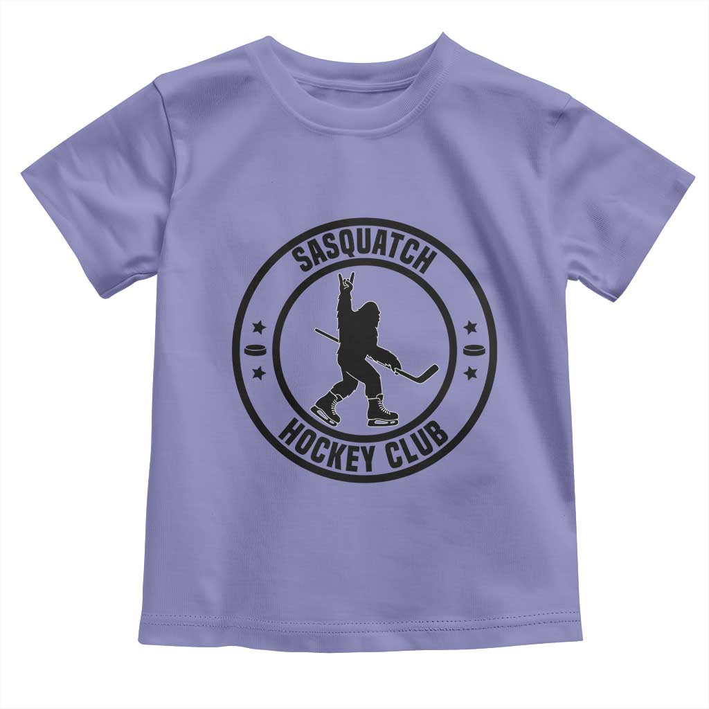 Legendary Sasquatch Hockey Club Toddler T Shirt Funny Ice Hockey Gift - Wonder Print Shop