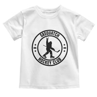Legendary Sasquatch Hockey Club Toddler T Shirt Funny Ice Hockey Gift - Wonder Print Shop