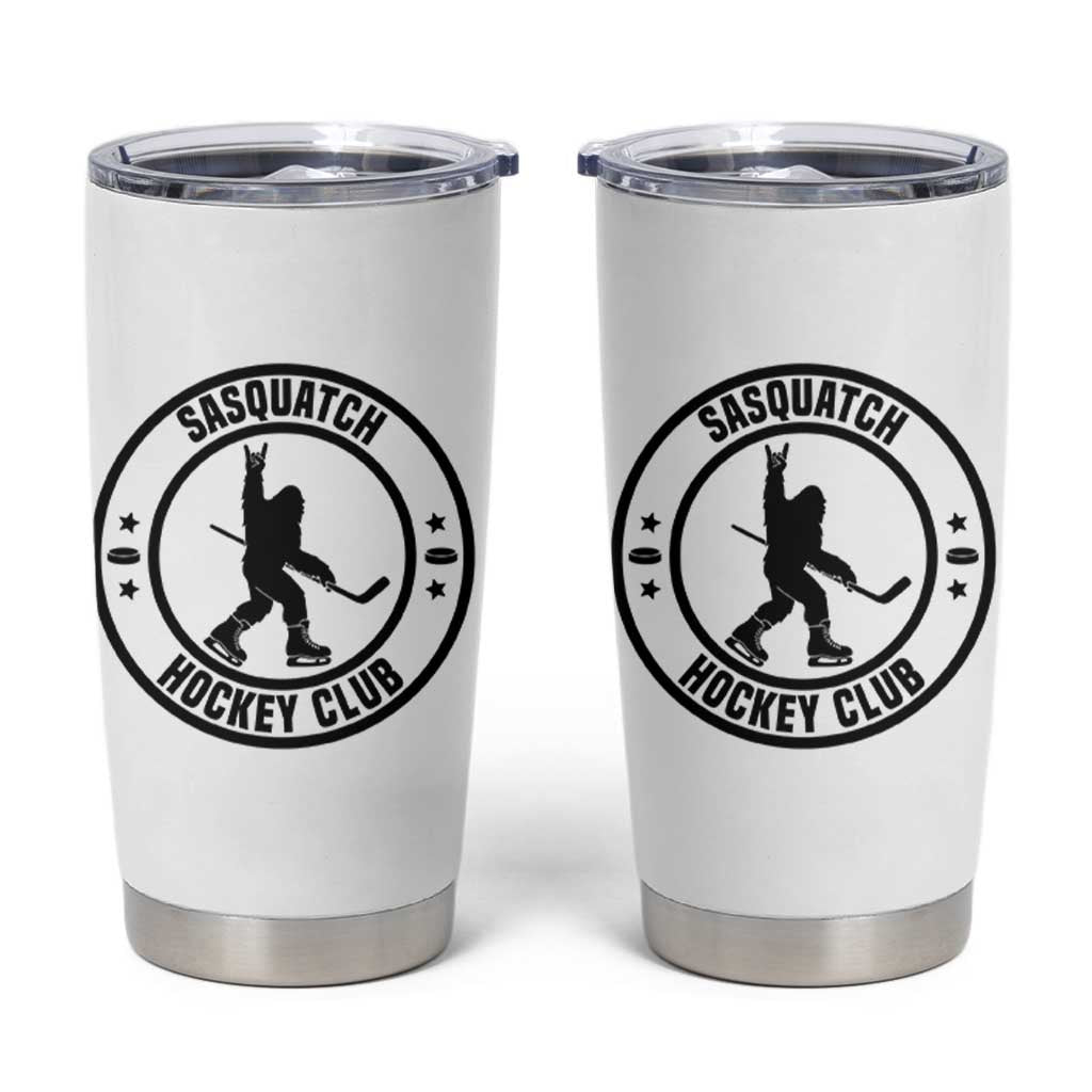 Legendary Sasquatch Hockey Club Tumbler Cup Funny Ice Hockey Gift - Wonder Print Shop