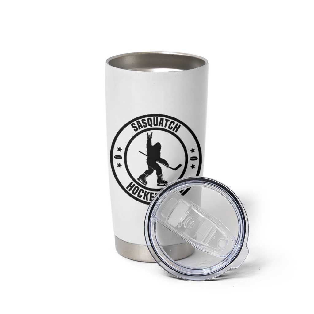 Legendary Sasquatch Hockey Club Tumbler Cup Funny Ice Hockey Gift - Wonder Print Shop
