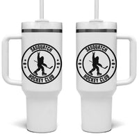 Legendary Sasquatch Hockey Club Tumbler With Handle Funny Ice Hockey Gift - Wonder Print Shop