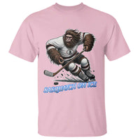 Sasquatch On Ice T Shirt Funny Bigfoot Hockey Player Gift - Wonder Print Shop