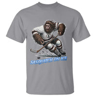 Sasquatch On Ice T Shirt Funny Bigfoot Hockey Player Gift - Wonder Print Shop