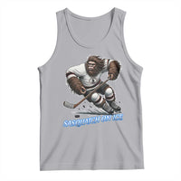 Sasquatch On Ice Tank Top Funny Bigfoot Hockey Player Gift - Wonder Print Shop