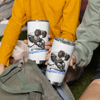 Sasquatch On Ice Tumbler Cup Funny Bigfoot Hockey Player Gift - Wonder Print Shop