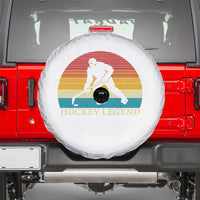 Bigfoot Hockey Legend Spare Tire Cover Retro Sasquatch Cryptid Player Gift - Wonder Print Shop