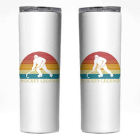 Bigfoot Hockey Legend Skinny Tumbler Retro Sasquatch Cryptid Player Gift - Wonder Print Shop