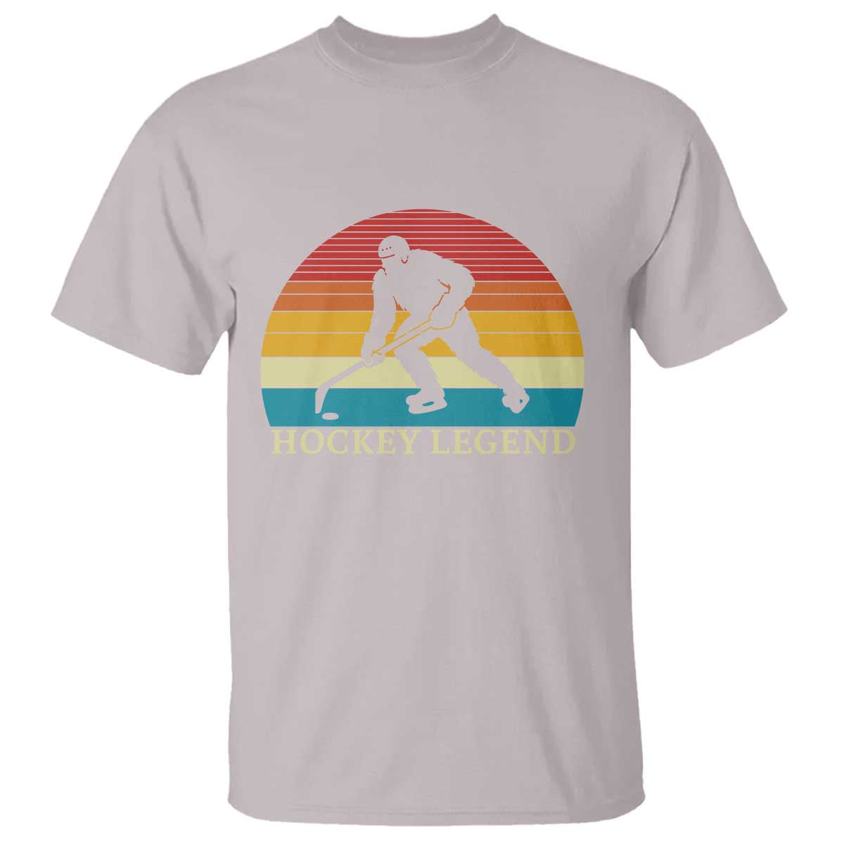 Bigfoot Hockey Legend T Shirt Retro Sasquatch Cryptid Player Gift - Wonder Print Shop