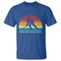 Bigfoot Hockey Legend T Shirt Retro Sasquatch Cryptid Player Gift - Wonder Print Shop