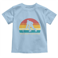 Bigfoot Hockey Legend Toddler T Shirt Retro Sasquatch Cryptid Player Gift - Wonder Print Shop