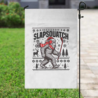 Slapsquatch Hockey Player Garden Flag Funny Bigfoot Ugly Christmas Gift - Wonder Print Shop