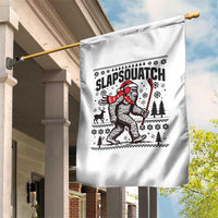Slapsquatch Hockey Player Garden Flag Funny Bigfoot Ugly Christmas Gift - Wonder Print Shop