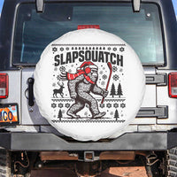 Slapsquatch Hockey Player Spare Tire Cover Funny Bigfoot Ugly Christmas Gift - Wonder Print Shop