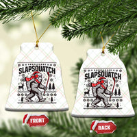 Slapsquatch Hockey Player Ceramic Ornament Funny Bigfoot Ugly Christmas Gift - Wonder Print Shop