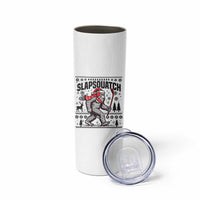 Slapsquatch Hockey Player Skinny Tumbler Funny Bigfoot Ugly Christmas Gift - Wonder Print Shop