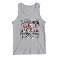 Slapsquatch Hockey Player Tank Top Funny Bigfoot Ugly Christmas Gift - Wonder Print Shop