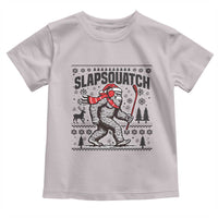Slapsquatch Hockey Player Toddler T Shirt Funny Bigfoot Ugly Christmas Gift - Wonder Print Shop
