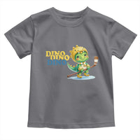 Funny Dinosaur Playing Ice Hockey Toddler T Shirt Gift For Dino Lovers - Wonder Print Shop