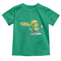 Funny Dinosaur Playing Ice Hockey Toddler T Shirt Gift For Dino Lovers - Wonder Print Shop