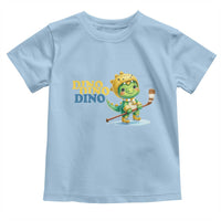 Funny Dinosaur Playing Ice Hockey Toddler T Shirt Gift For Dino Lovers - Wonder Print Shop