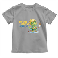 Funny Dinosaur Playing Ice Hockey Toddler T Shirt Gift For Dino Lovers - Wonder Print Shop