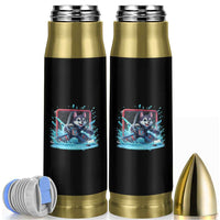 Siberian Husky Ice Hockey Player Bullet Tumbler Funny Goalie Gift - Wonder Print Shop