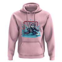 Siberian Husky Ice Hockey Player Hoodie Funny Goalie Gift - Wonder Print Shop