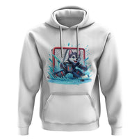 Siberian Husky Ice Hockey Player Hoodie Funny Goalie Gift - Wonder Print Shop