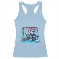 Siberian Husky Ice Hockey Player Racerback Tank Top Funny Goalie Gift - Wonder Print Shop