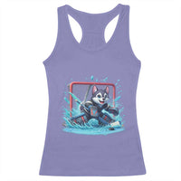 Siberian Husky Ice Hockey Player Racerback Tank Top Funny Goalie Gift - Wonder Print Shop