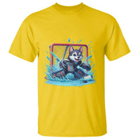Siberian Husky Ice Hockey Player T Shirt Funny Goalie Gift - Wonder Print Shop